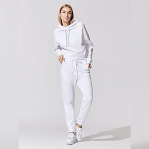Carbon38 French Terry Joggers & Crop Hoodie Set